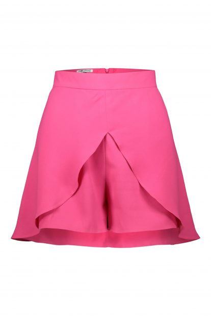 Poupine minigonna-pantaloncino fucsia