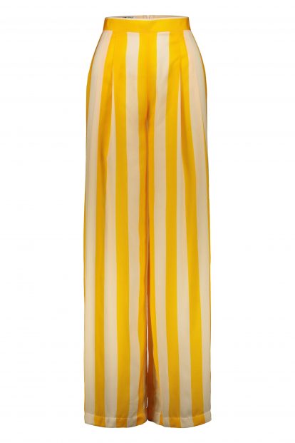 Poupine - yellow striped trousers