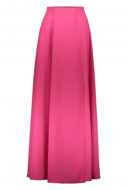 Poupine wrap fuchsia skirt