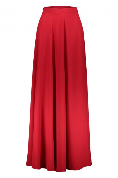Poupine red Wrap skirt