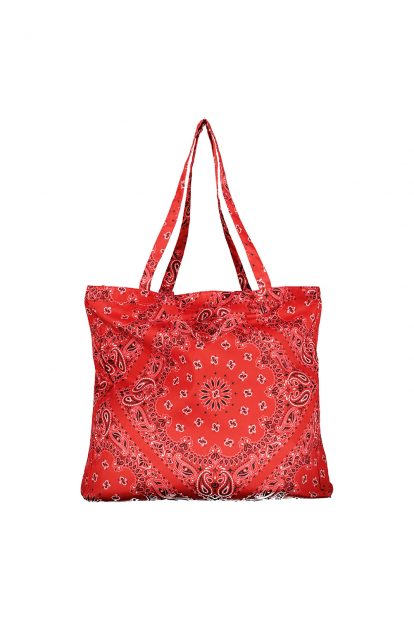 Shopper bandana rossa Poupine