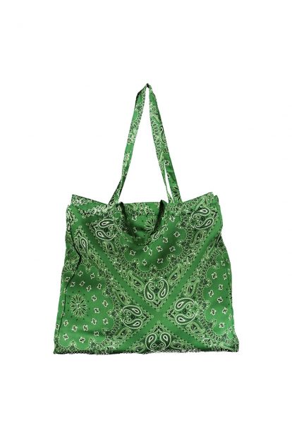 Shopper bandana verde Poupine