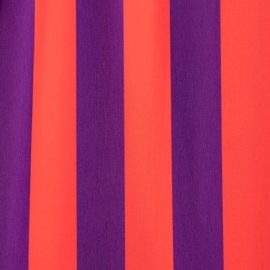Striped flared purple and red