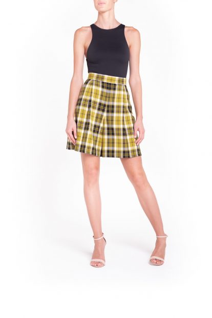 Ocra plaid bermuda shorts