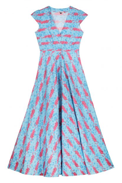 Vestito lungo fantasia Tigre