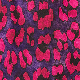 Fuchsia and Violet Animalier Print