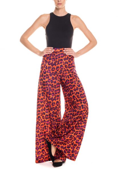 Pantalone animalier – arancio