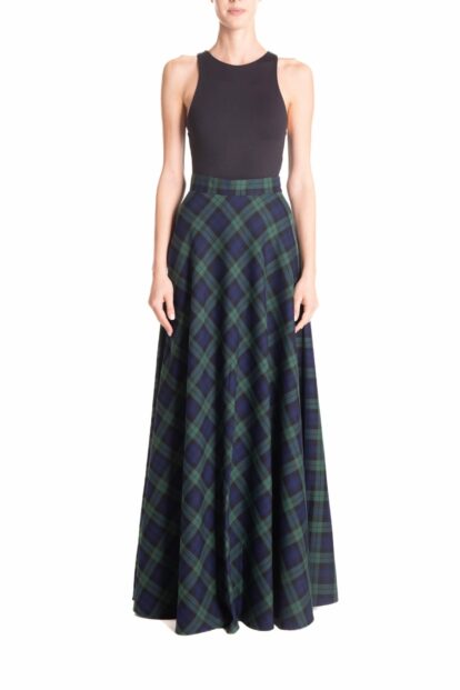Ruota classica  Tartan blu e verde