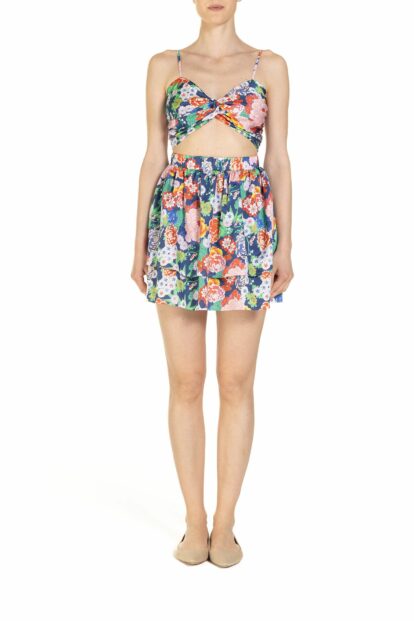 Poupine - Peonies Fantasy Short Dress