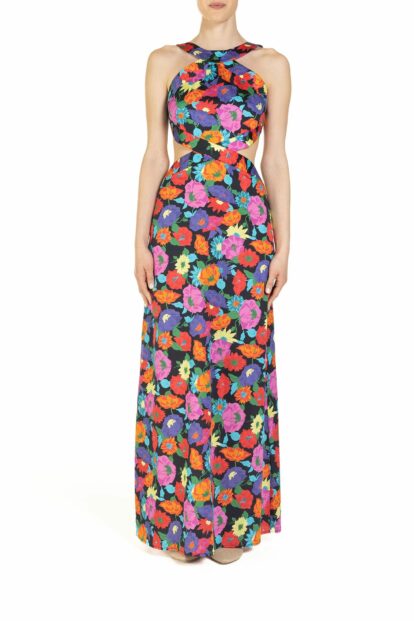 Poupine - Long dress with crossover Fantasia Sevilla