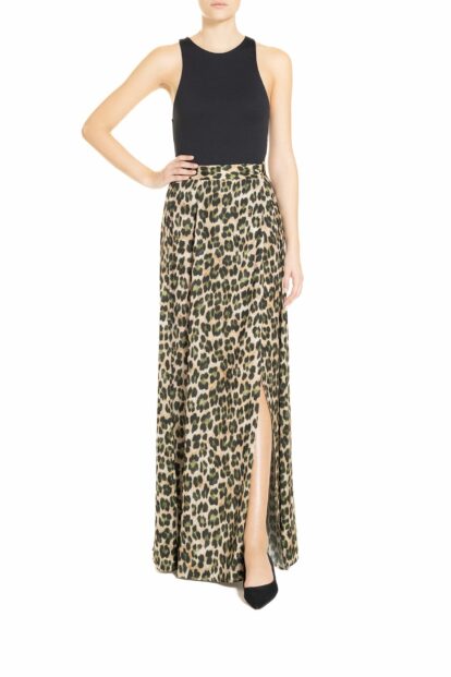 Poupine FW24-25 - Portafoglio  Animalier Verde e Nero