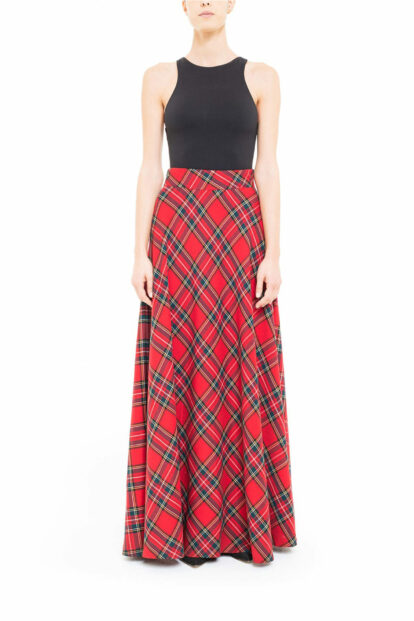 Poupine FW24-25 - Ruota classica Tartan Rosso Classico