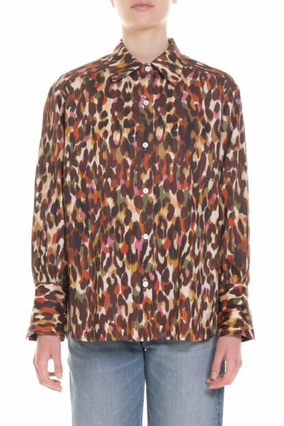 Poupine SS-26 - Camicia over Fantasia Animalier