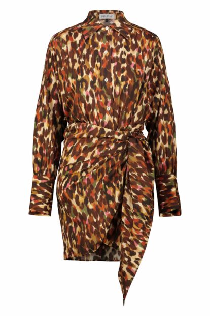 Poupine SS-26 - Vestito pareo Fantasia Animalier